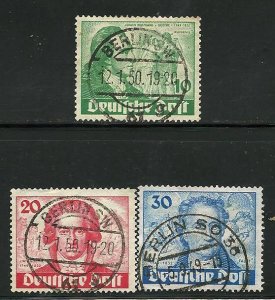 Berlin # 9N61-63, Used.