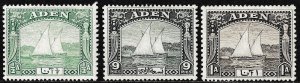 EDSROOM-14749 Aden 1-3 H 1937 Short Set Dhow CV$12.75