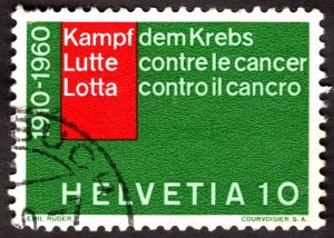 1960, Switzerland 10c, Used, Sc 378