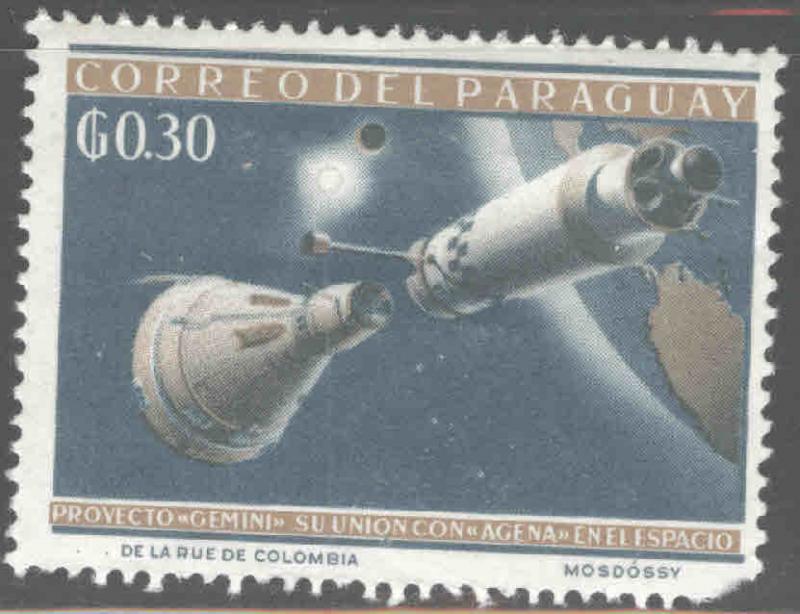 Paraguay Scott 808 space stamp