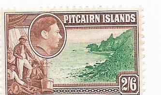 Pitcairn Islands #8   George VI (MLH) CV$15.00