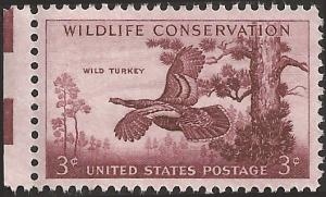 # 1077 MINT NEVER HINGED WILD TURKEY