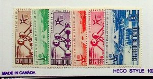 HAITI Sc 417-20,C113-4 NH ISSUE OF 1958 - EXPO