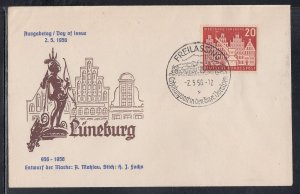 Germany Scott 741 FDC- Lunenburg
