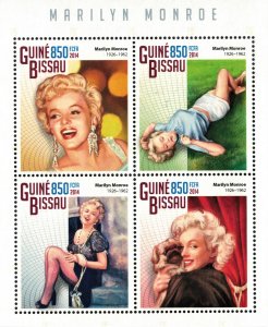 MARILYN MONROE - complete sets MNH on 8 scans