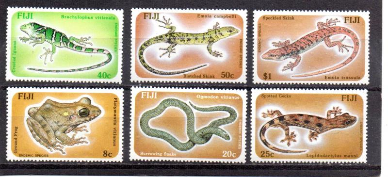 Fiji #554-559 MNH