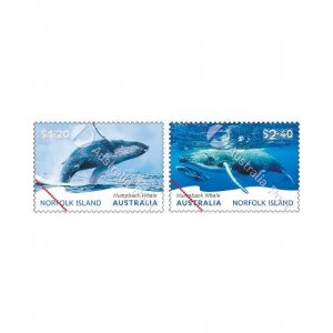 2024 Norfolk Is Humpback Whales (2) (Scott NA) MNH