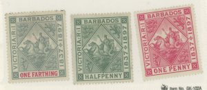 Barbados #81-83  Single