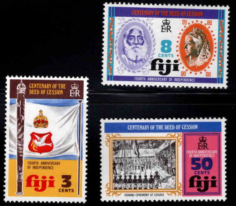 FIJI Scott 354-356 MH* stamp set