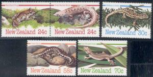 New Zealand ~ #803-07 ~ Endangered Animals ~ MNH Set