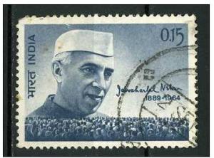 India 1964 - Scott 388 used - Prime Minister J. Nehru 