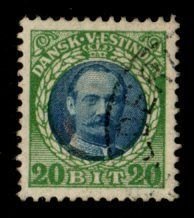 Danish West Indies #46 used