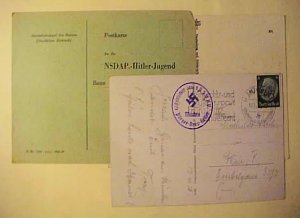 GERMAN NSDAP 3 DIFF. CARDS INCLUDES 1935