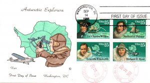 #2386-89 Antarctic Explorers Van FDC