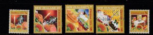 New Zealand  # 1978, 1981-1982, 1983, 1985, Christmas, Used, 1/3 Cat.