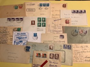 German Democratic Republic Good interest 16 postal cover items Ref A562