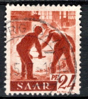 Saar - Scott # 163, used