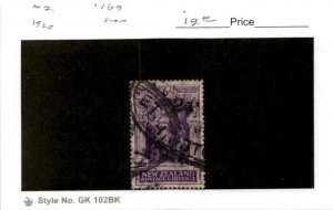 New Zealand, Postage Stamp, #169 Used, 1920 Victory (AB)