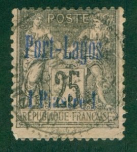 FRENCH OFFICE IN PORT LAGOS 4 USED RL2362 CV $62.50 BIN $25.00