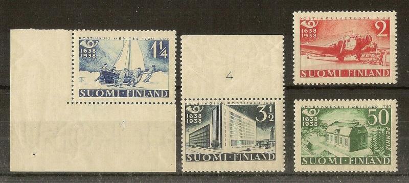 Finland 1938 Postal Tercent Plate 1/Plate 4