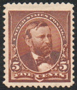 USA #223 VF OG Hr, rich color!