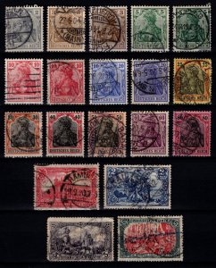 Germany 1902 Empire Definitives (inscr. ‘DEUTSCHES REICH’, incl. shades) ...