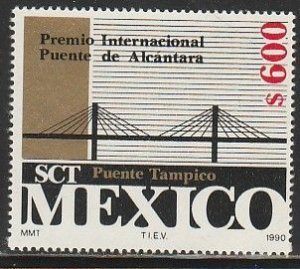 MEXICO 1639, ALCANTARA BRIDGE PRIZE TO THE TAMPICO BRIDGE. MINT, NH. VF.