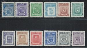 PHILIPPINES SC# 557-68 VF/MNH 1951