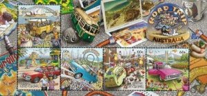 Australia Road Trip II 2013 Car Bus Vehicle Transport Holiday Frog Clown (ms MNH