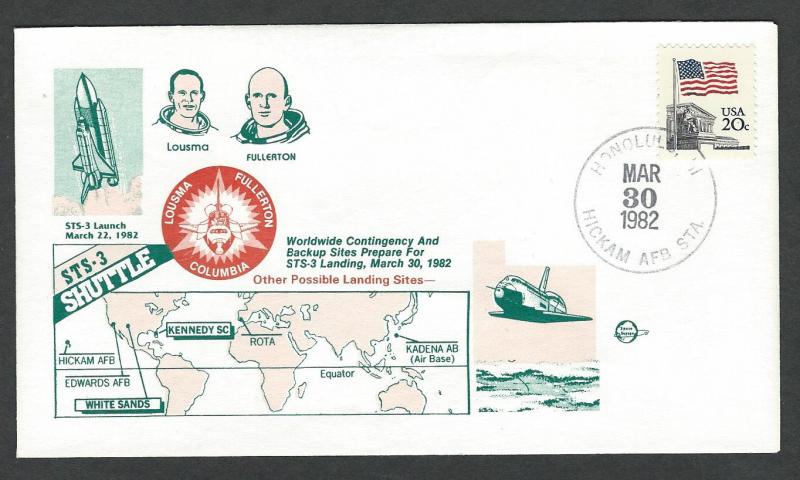 United States  Space FDC 