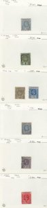 Sierra Leone, Postage Stamp, #94, 99, 106-7, 123a, 124 Used, 1907-21, JFZ