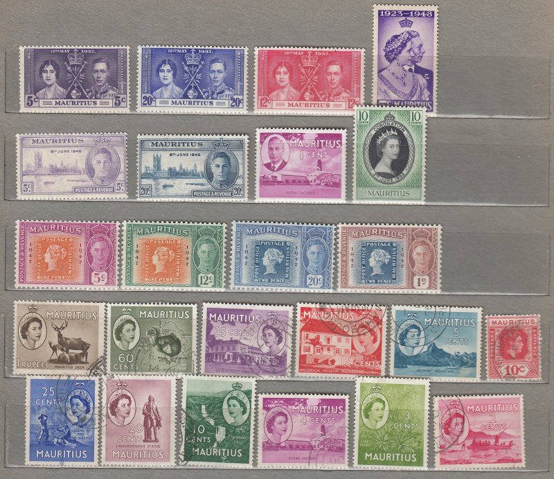 MAURITIUS Nice Stamps lot MVLH (*)/ Used (o) Look Scan #23164