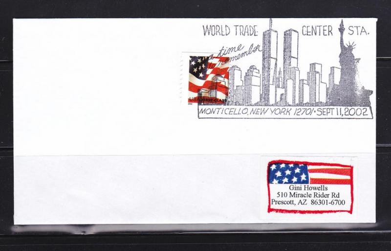 United States 3622 World Trade Center Memorial Cover