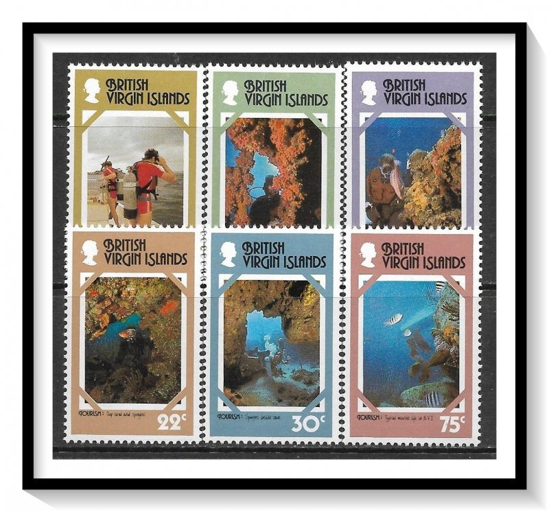 British Virgin Islands #327-332 Tourist Publicity Set MNH