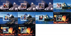 159848 MNH GUINEA BISSAU 2001 27 JUEGOS OLIMPICOS VERANO SYDNEY 2000