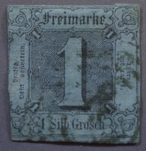 Thurn & Taxis #5 VG Used Reprint 'ND' on Back