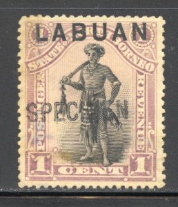 Labuan Scott 49var Unused LHNG - 1894 Dyak Chieftan SPECIMEN