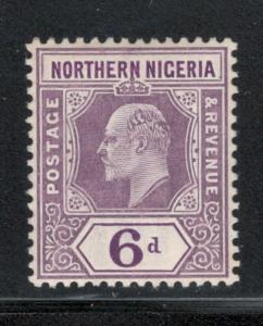 Northern Nigeria 1910 King Edward VII 6p Scott # 34a MH
