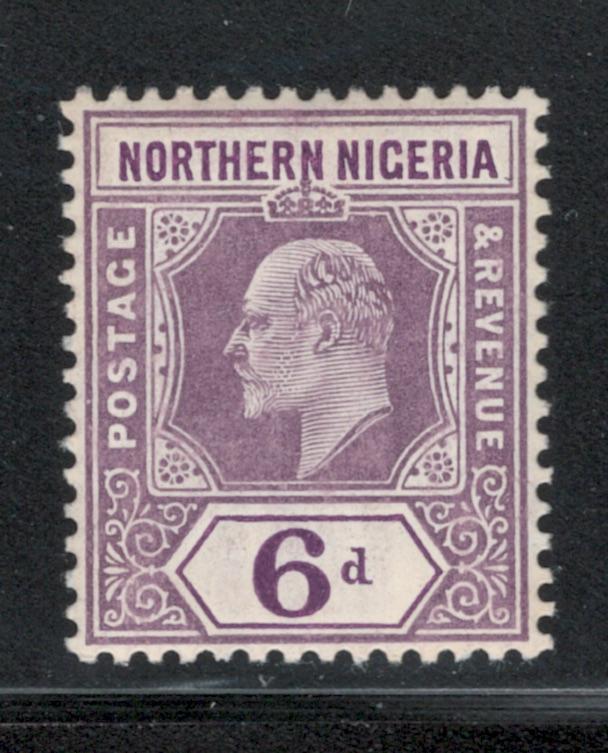 Northern Nigeria 1910 King Edward VII 6p Scott # 34a MH
