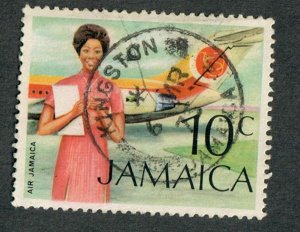 Jamaica #351 used single