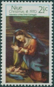 Niue 1970 SG154 2½c Christmas MNH