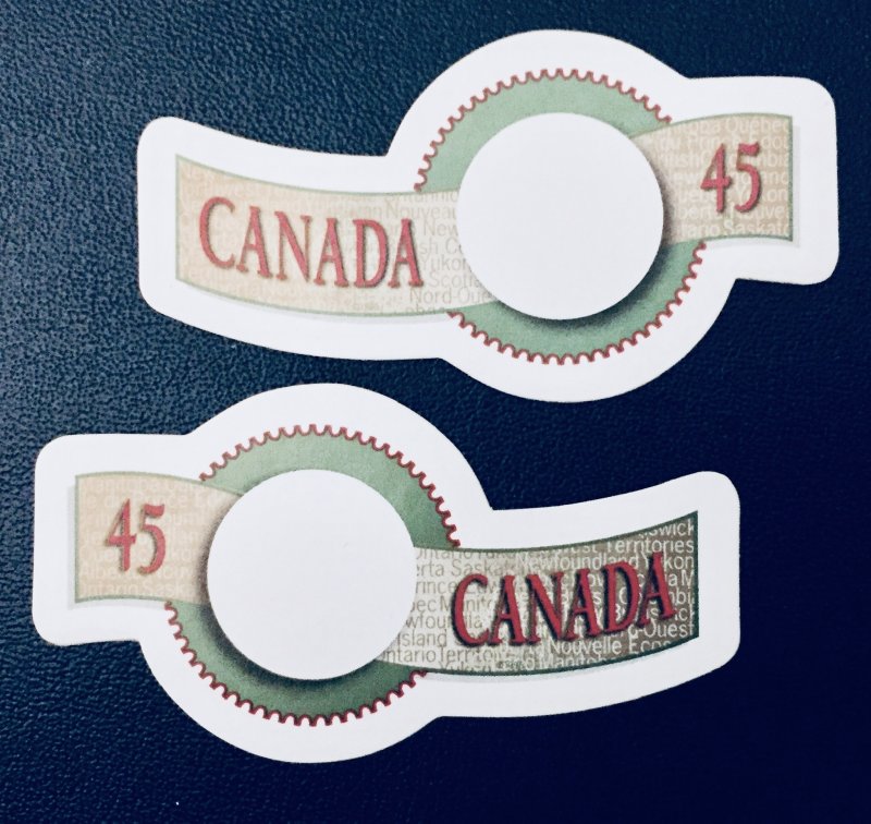 Canada #1568-1569 45¢ Greetings (1995). Two stamps. MNH
