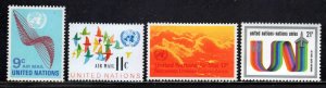 United Nations #C15-18 ~ Cplt Set of 4 ~ (1972) Airmail ~ Mint, NH