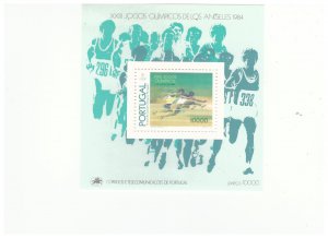 PORTUGAL SC.1610 1984 SUMMER OLYMPICS S/S MNH BK2