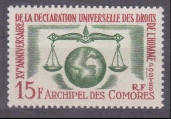 1963 Comoro Islands 54 15 years Universal Declaration of Human Rights 10,00 €