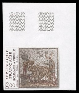 France, 1950-Present #1781 (YT 2174) Cat€80, 1981 Virgil, imperf. sheet mar...