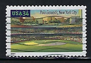Catalog #3514 Stamp Used Polo Grounds NYC Baseball MLB National League