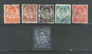 Yugoslavia 6 stamp stamp mini collection #1
