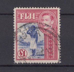 Fiji KGVI 1944 £1 SG266b Fine Used BP5307