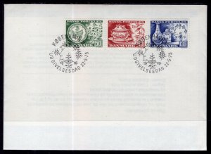 Denmark 567-569 U/A FDC